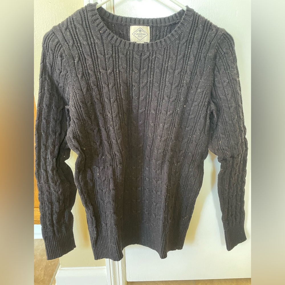 St. John’s sweater Black Sweater Crew Neck